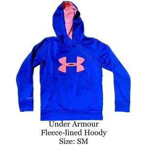 ($10) Under Armour Fleece-lined Hoody, Size SM